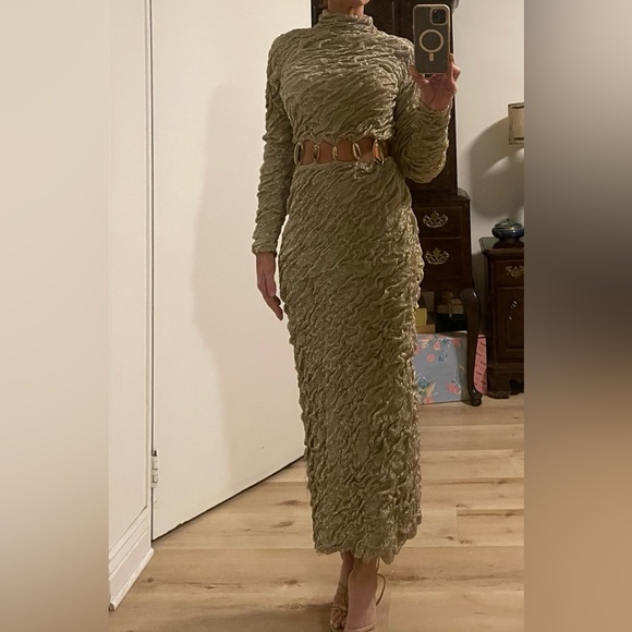 Simkhai Karissa metallic gown - NWT- size small - Picture 5 of 16